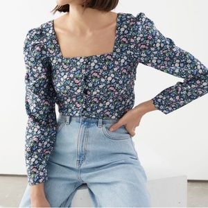 NWT & Other Stories Floral Blouse